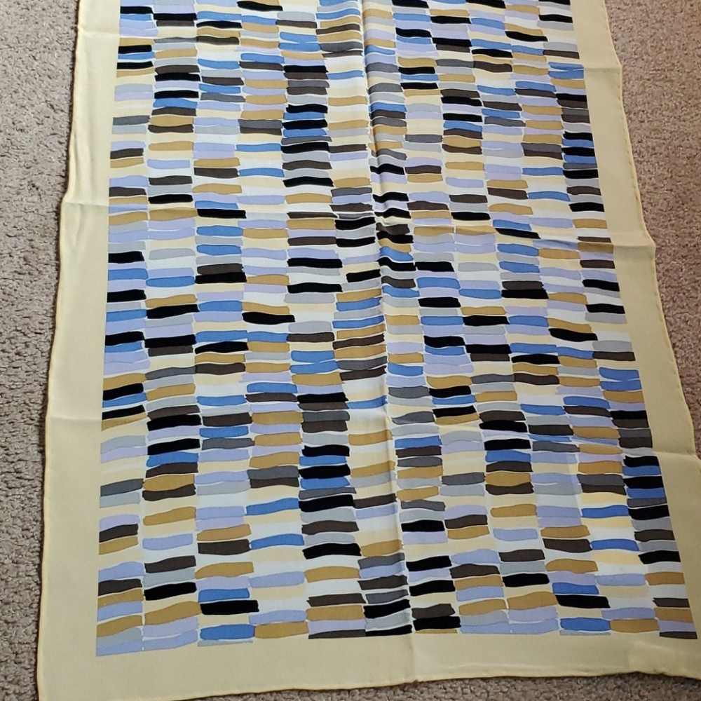 Silk carlisle scarf